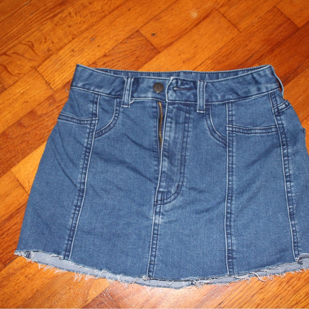 Denim Mini Skirt